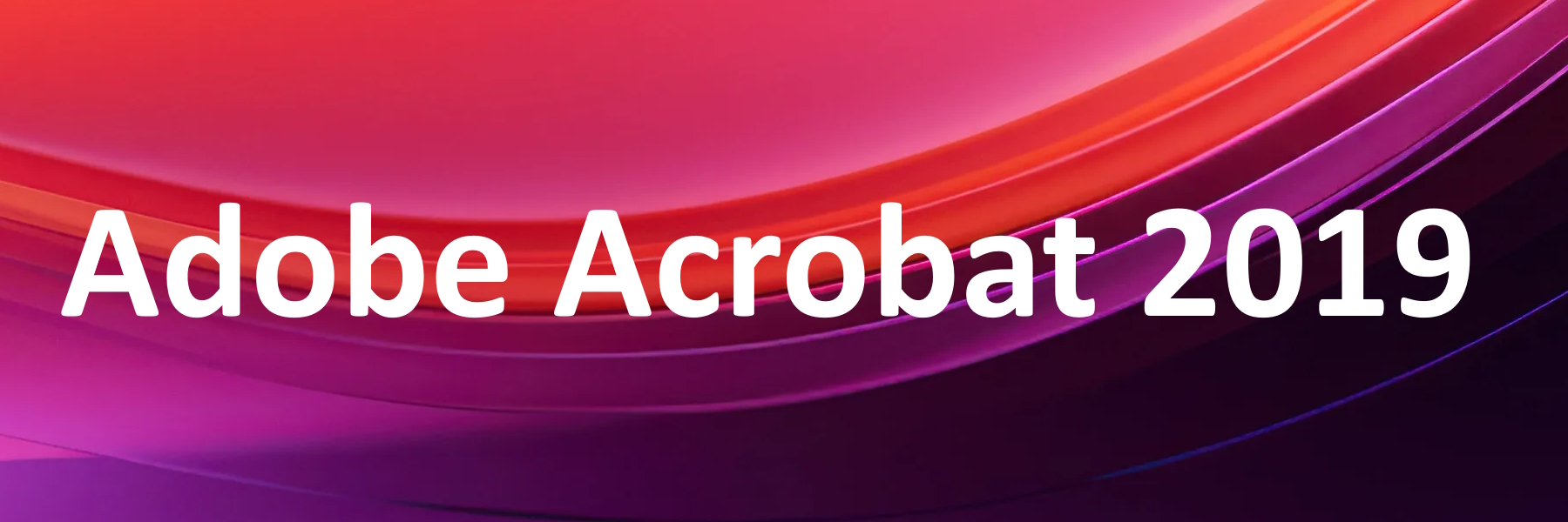 Adobe Acrobat 2019