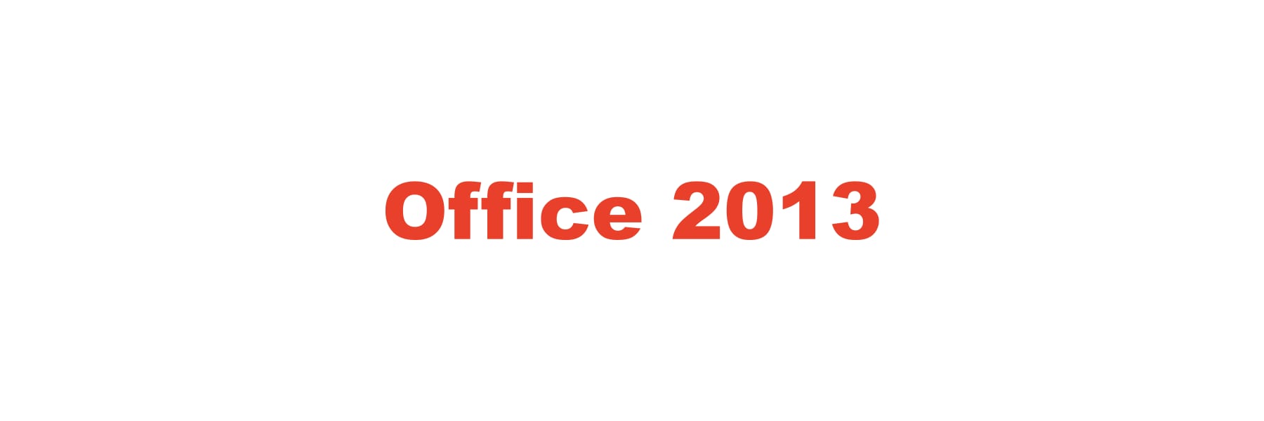 Office 2013